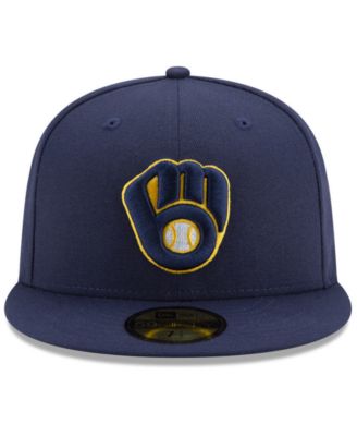 Milwaukee Brewers Authentic Collection 59FIFTY Fitted Cap