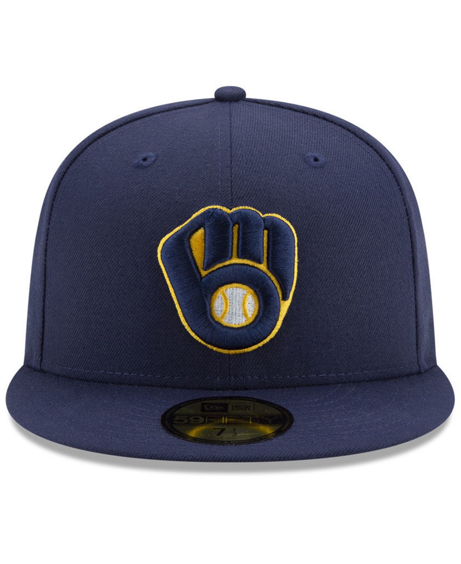 Milwaukee Brewers Authentic Collection 59FIFTY Fitted Cap