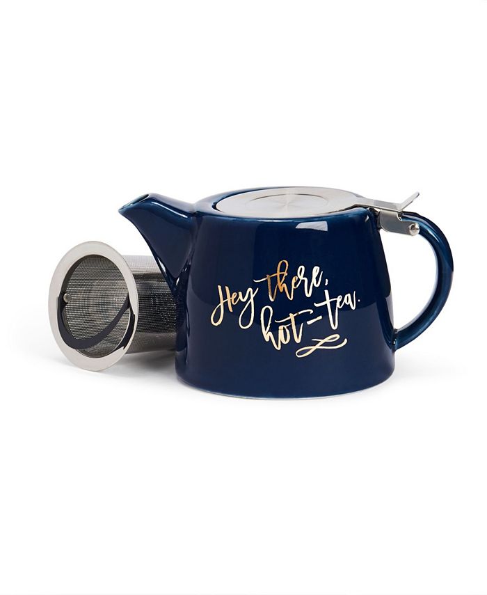 Hey There Hot-Tea Harper Teapot and Infuser - by Pinky Up