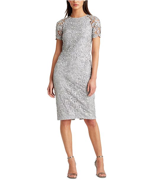 Lauren Ralph Lauren Floral Lace Dress Reviews Dresses