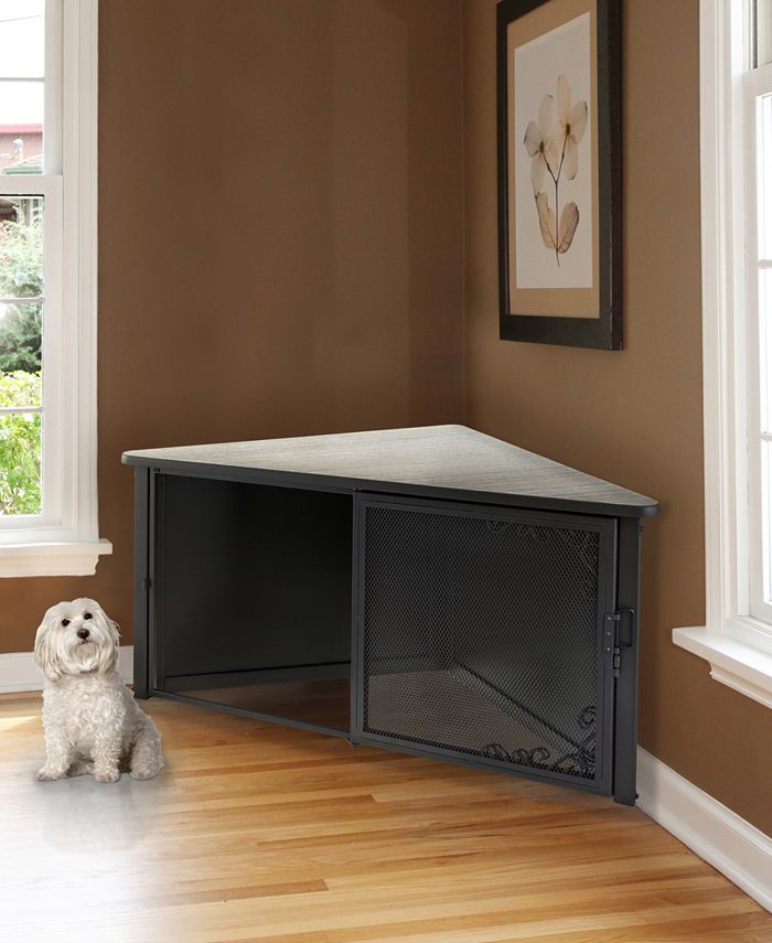 Richell Accent Corner Table Pet Crate Medium Macy's