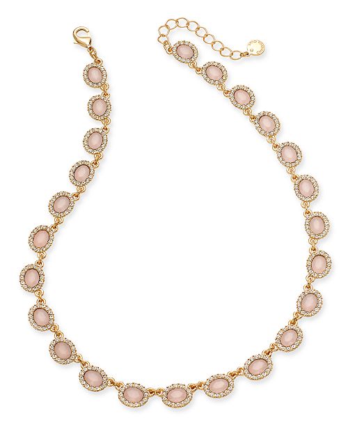 Charter Club Crystal Collar Necklace, 17" + 2" extender, Created for
