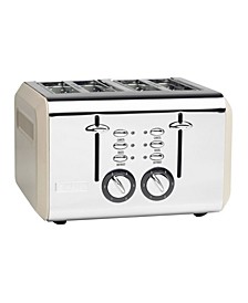 Cotswold 4-Slice Stainless Steel Toaster