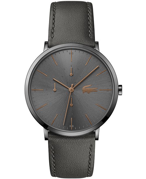 lacoste watch leather strap