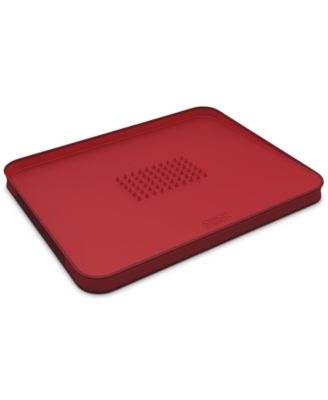 Cut & Carve Plus Multi-Function Large Chopping Board, Red