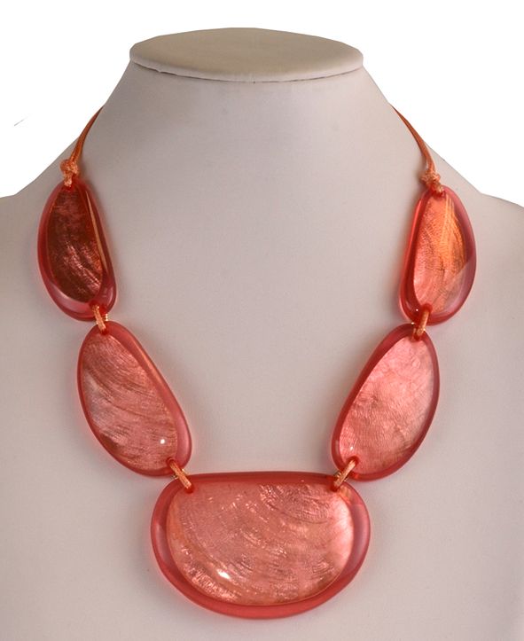 Style & Co Resin Statement Necklace, 21-1/2