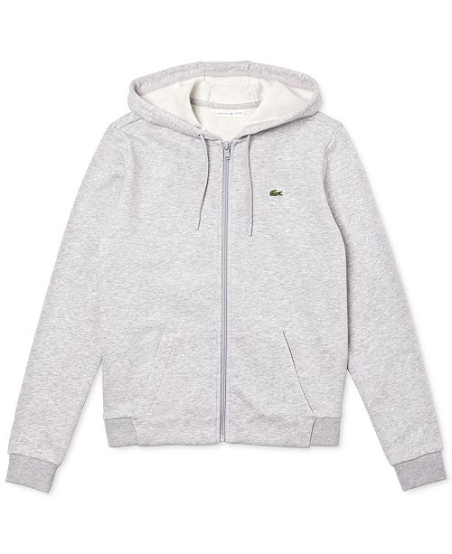 Lacoste Sport Full Zip Fleece Hoodie Reviews Sweaters Women
