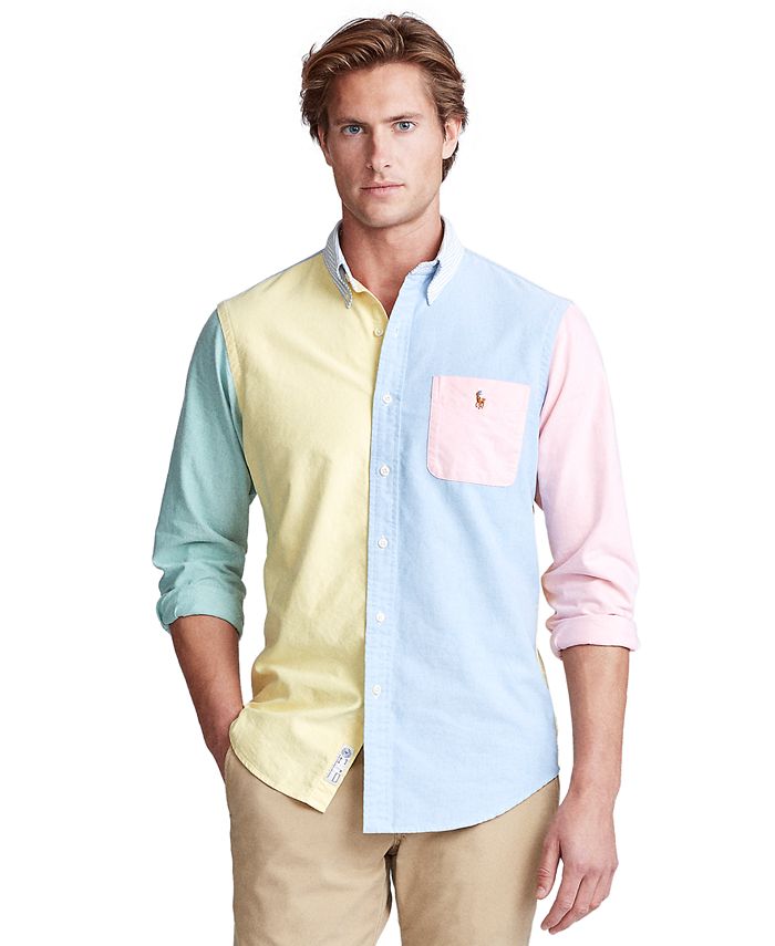 Polo Ralph Lauren Men's Classic-Fit Oxford Fun Shirt & Reviews - Casual  Button-Down Shirts - Men - Macy's