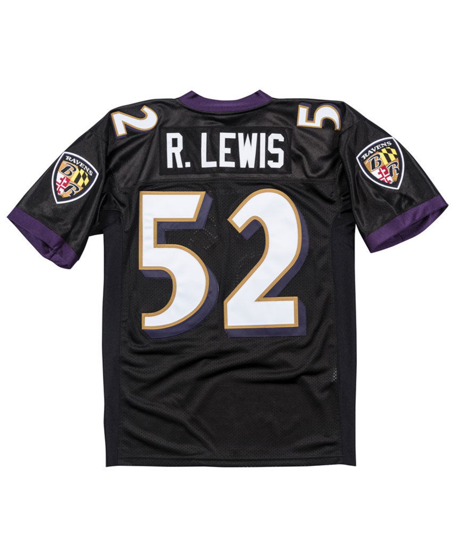 Men's Ray Lewis Baltimore Ravens Replica Throwback Jersey
