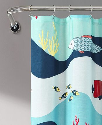 Lush Décor - Sea Life 72" x 72" Shower Curtain