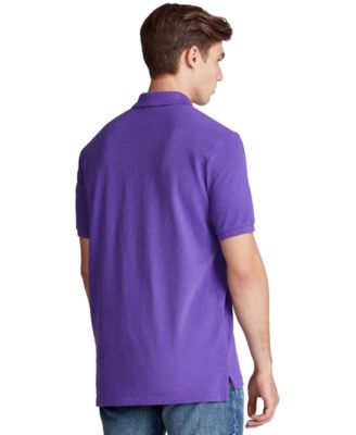 Men's Custom Slim-Fit  Mesh Polo Shirt