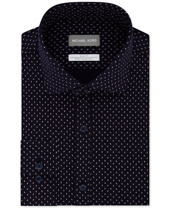 Michael Kors Men's SlimFit DotPrint Dress Shirt & Reviews Dress
