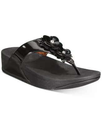 FitFlop - Lulu Flower Toe-Thong Sandals