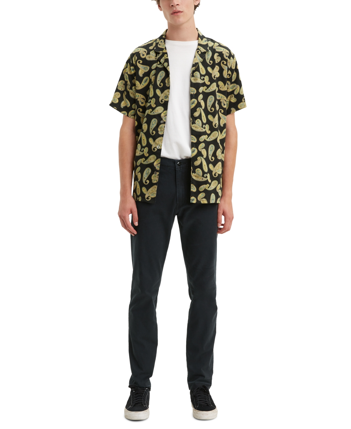 Levi's Xx Chino Standard Taper Pants In Mineral Black