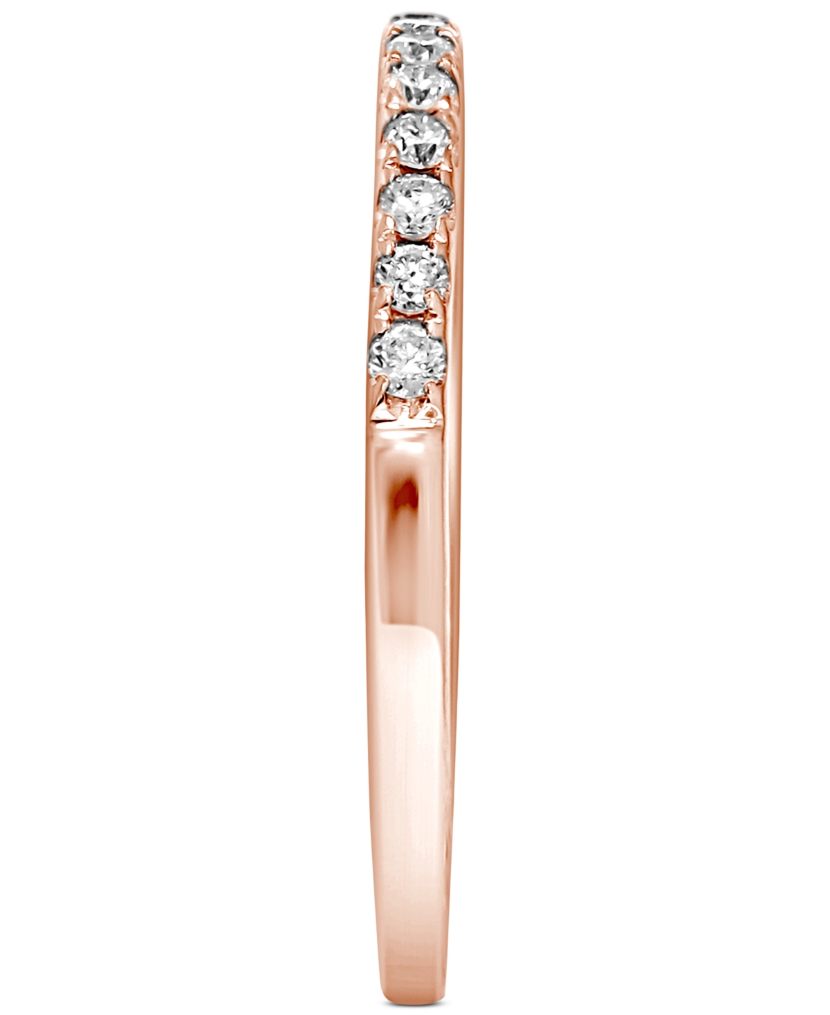 Diamond Band (1/4 ct. t.w.) in 14k White, Yellow, or- Rose Gold