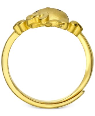 Chow Tai Fook Hello Kitty Statement Ring in 24k Gold