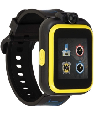 image of iTouch Kids PlayZoom Dc Comics Yellow Batman Strap Touchscreen Smart Watch 42x52mm