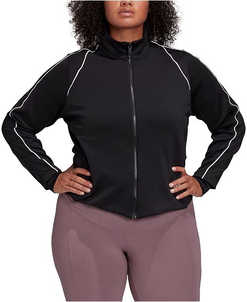Adidas Plus Size Track Jacket Reviews Jackets Blazers Plus
