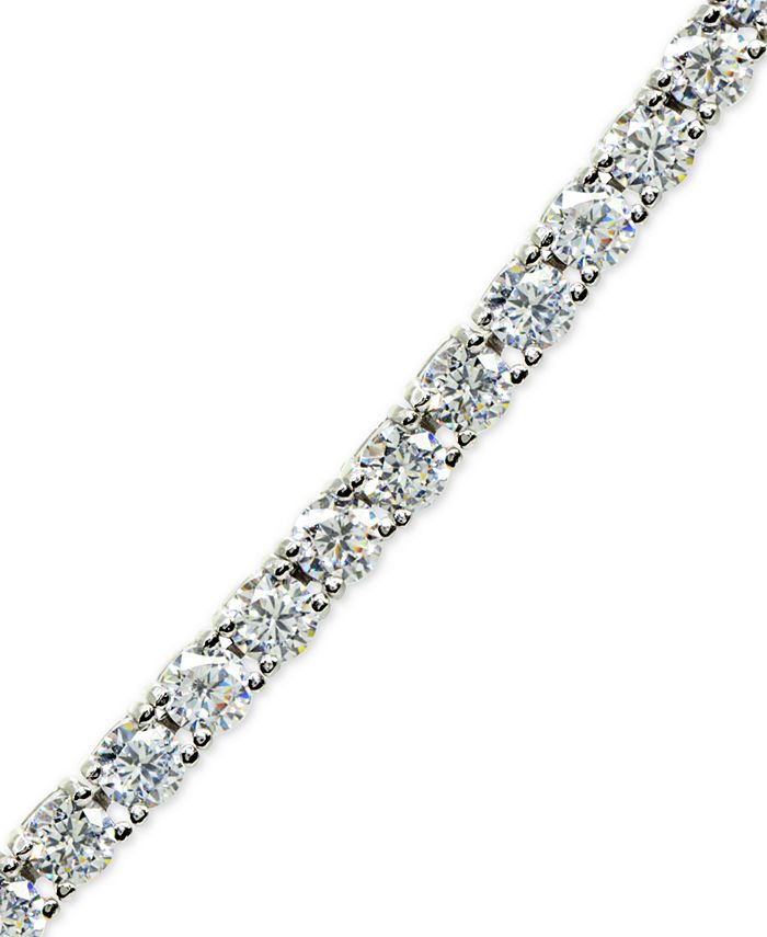 Giani Bernini - Cubic Zirconia Tennis Bracelet in Sterling Silver (Also available in 18k gold over silver)