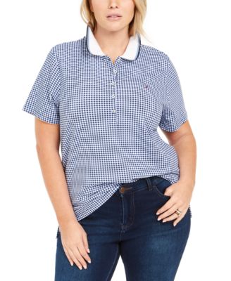 tommy hilfiger plus size polo shirts