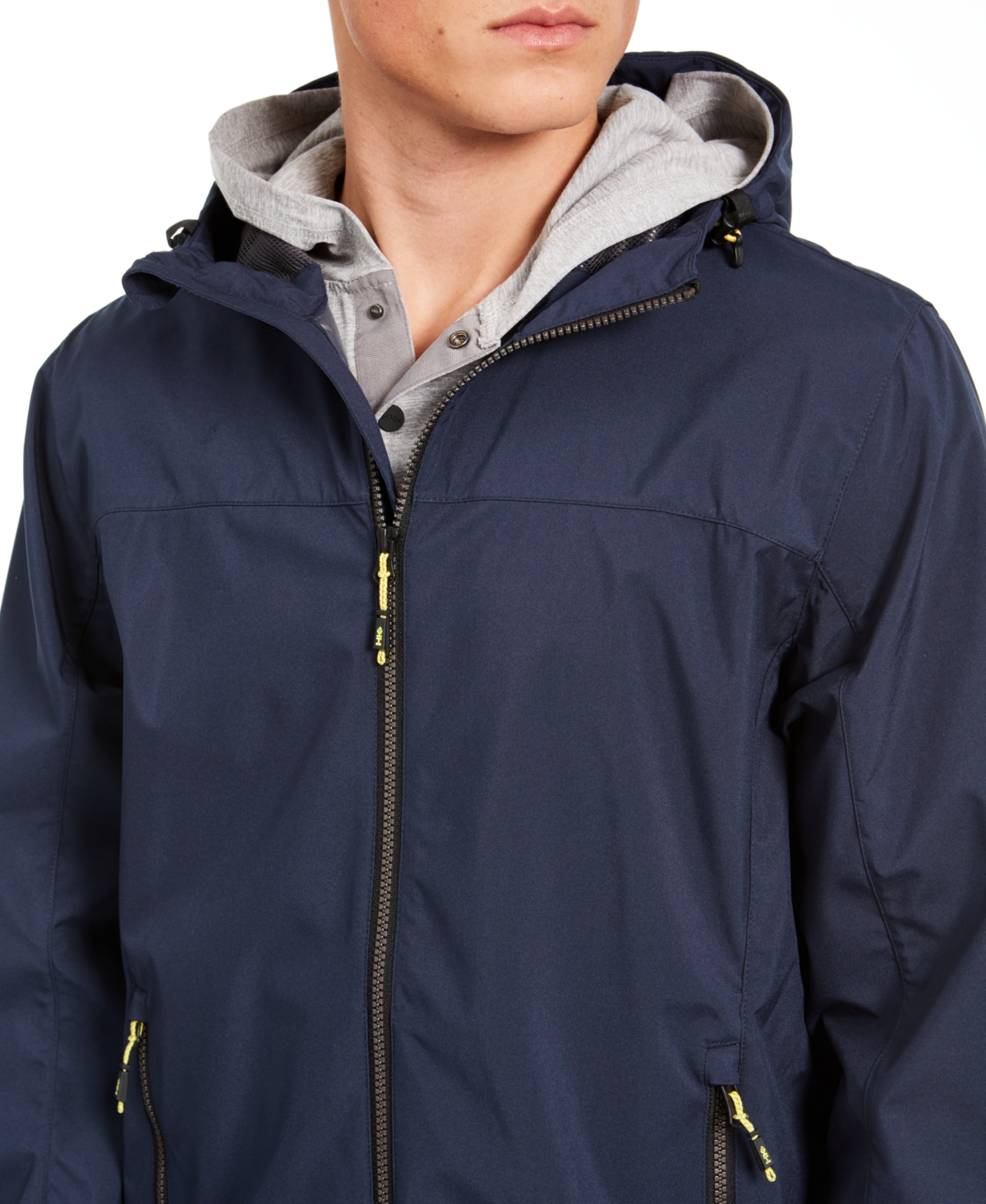 Hawke & Co. Men's All-Season Lightweight Stretch Hooded Rain Jacket