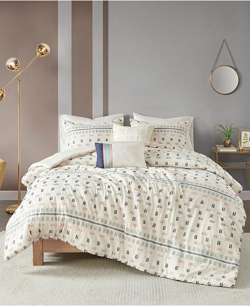 Urban Habitat Auden 5 Piece King Cal King Jacquard Duvet Cover Set