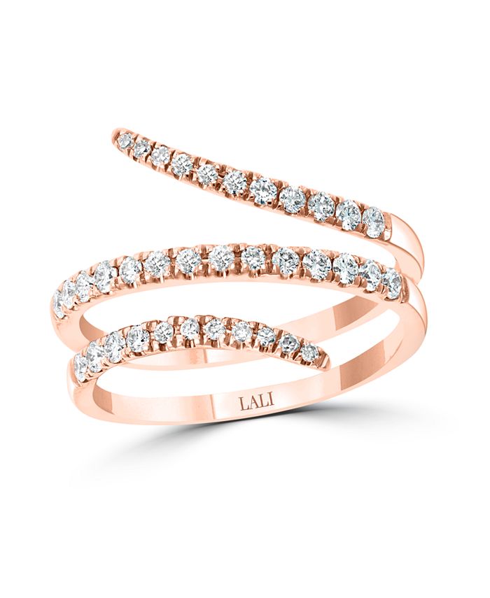 LALI Jewels Diamond 1 2 ct. t.w. Ring in 14K Rose Gold Macy s