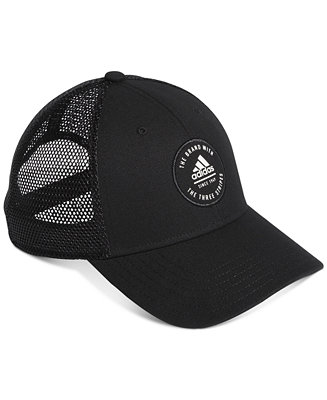 adidas Men's Badge Logo Trucker Hat - Macy's