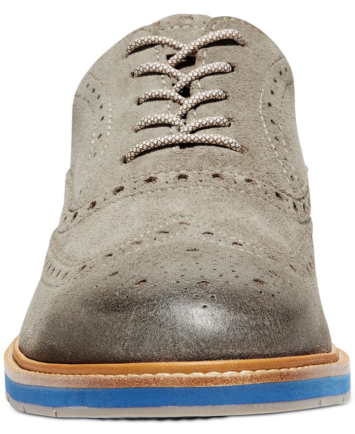 cole haan morris tan wingtip oxfords