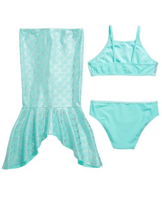 little girl mermaid tail swimsuit