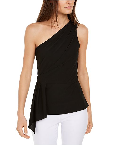Inc Draped One Shoulder Top Created For Macy S