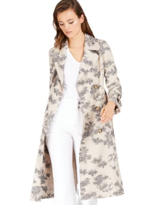 INC International Concepts INC Toile-Print Trench Coat, Created for Macy's