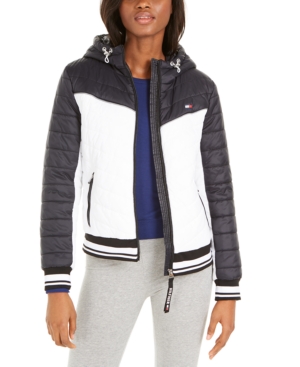 image of Tommy Hilfiger Sport Colorblocked Quilted Jacket