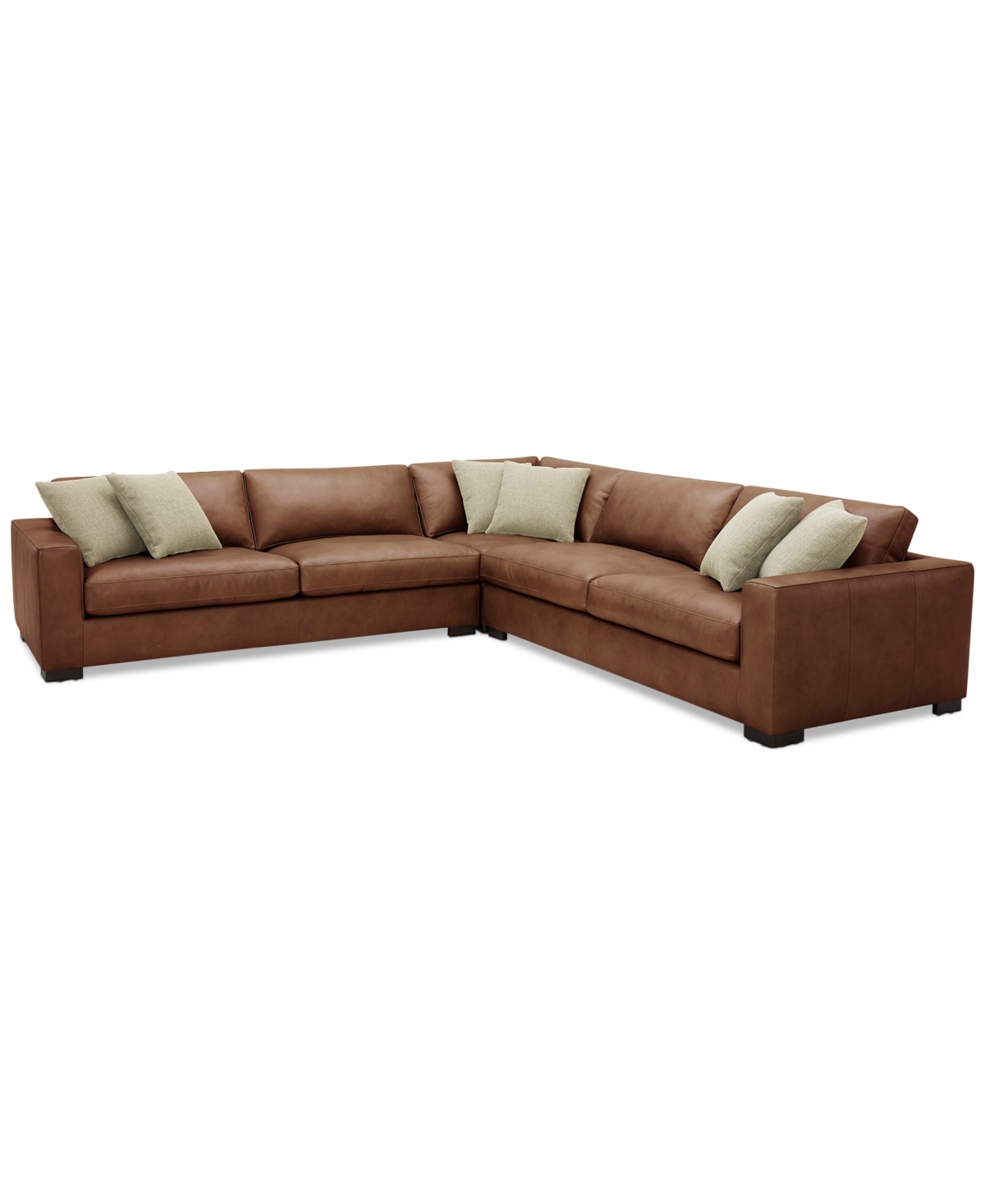 Chelby leather outlet sofa