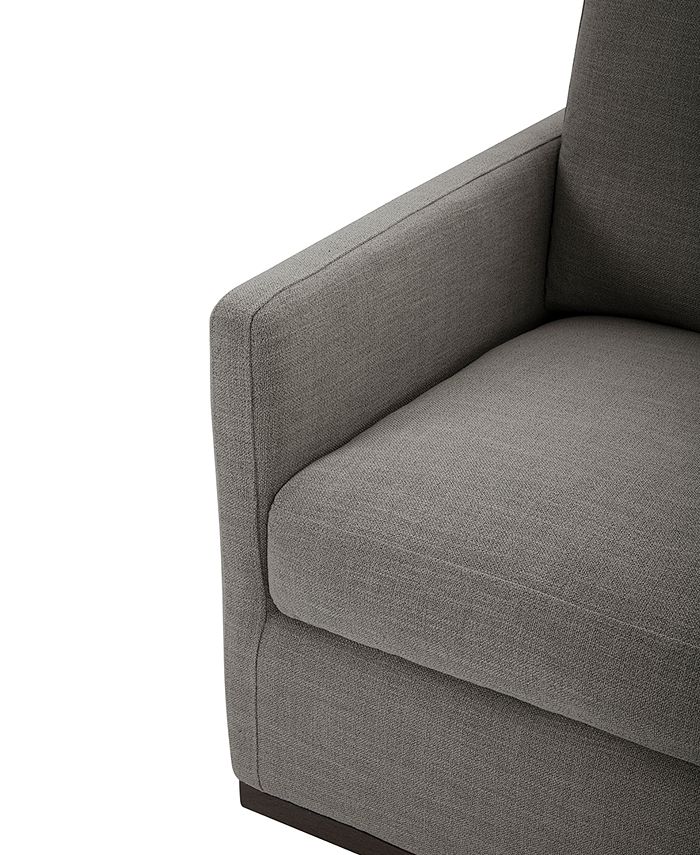Furniture CLOSEOUT! Joud Fabric Accent Swivel Chair & Reviews