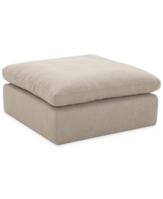 Furniture - Joud 45" Fabric Ottoman
