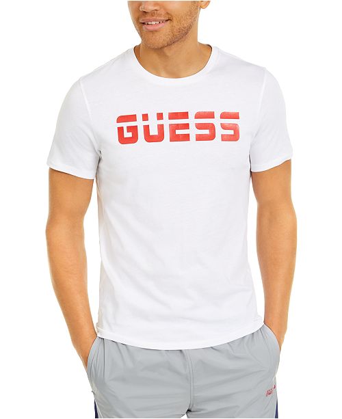 Guess Men S Logo Graphic T Shirt Reviews T Shirts Men Macy S