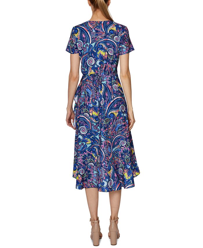 Laundry by Shelli Segal Printed Wrap Dress Macy's