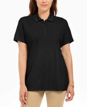 Karen Scott Cotton Polo Top Created For Macy's