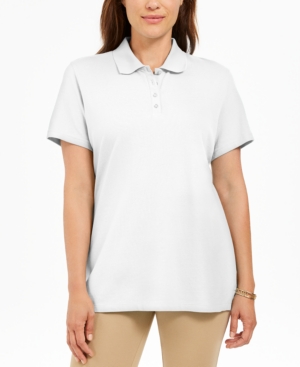 Karen Scott Cotton Polo Top Created For Macy's