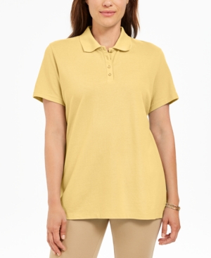 Karen Scott Cotton Polo Top Created For Macy's