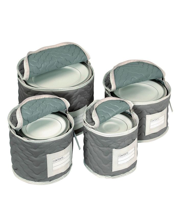 Richards Homewares China Storage Deluxe Plate Case Set of 4 Macy's