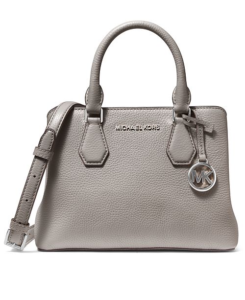 Michael Kors Camille Small Leather Satchel & Reviews - Handbags ...