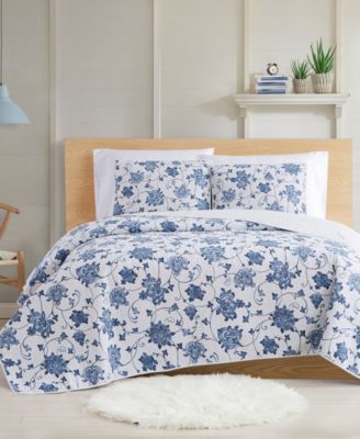Estate Bloom 3-Pc. Quilt Set, Full/Queen