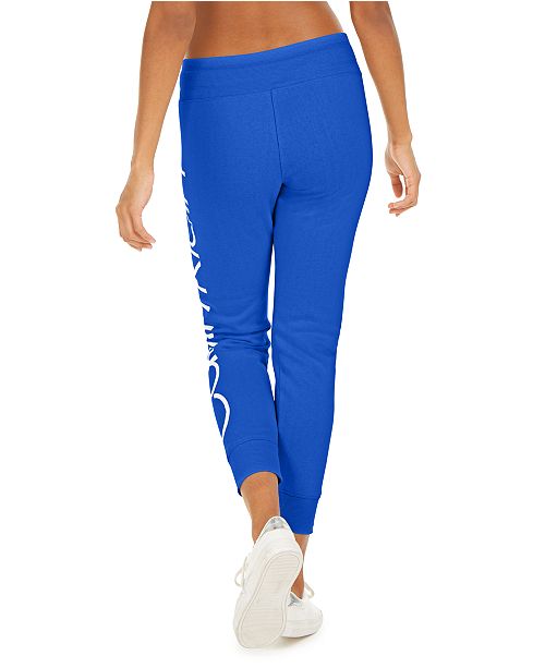 calvin klein blue joggers