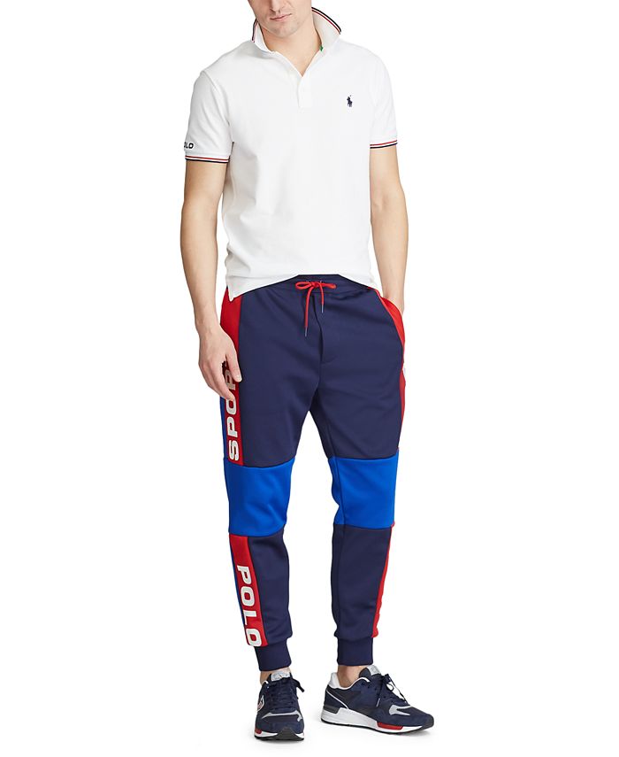 mesh track pants men's