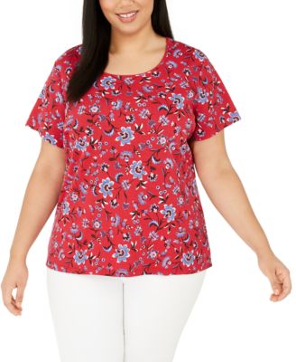 macys plus size karen scott tops