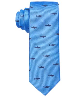 Lauren Ralph Lauren - Big Boys Blue Shark Attack Silk Tie
