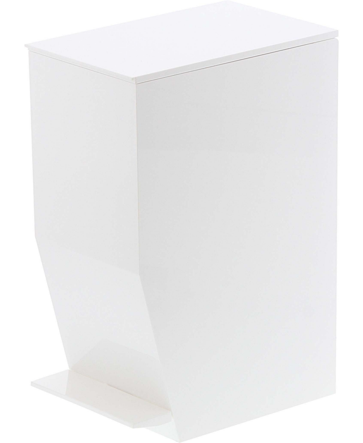 Tower Sanitary Step Trash Can - White