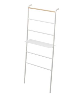 Tower Leaning Ladder With Shelf